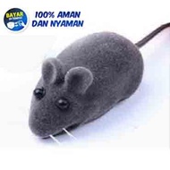 Mainan Kucing Tikus Tikusan Kecil Berbunyi WARNA HITAM