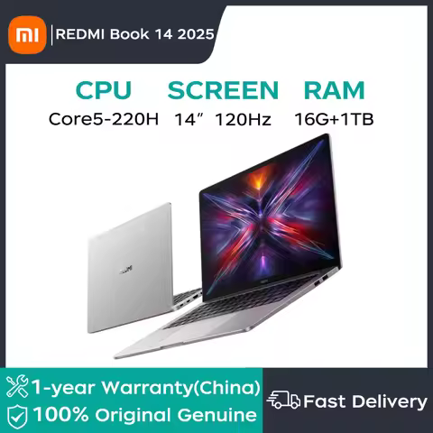 Xiaomi Laptop REDMI Book 14 2025 2.8K 120Hz Screen Dolby VISION ATMOS Xiaomi Hyper OS Connect New In