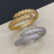 Bvlgari 蛇形滿鑽手環