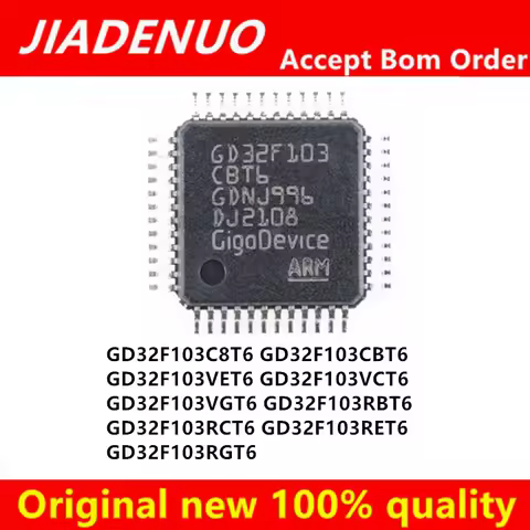 (1piece)new GD32F103C8T6 GD32F103CBT6 GD32F103VET6 GD32F103VCT6 GD32F103VGT6 GD32F103RBT6 GD32F103RC