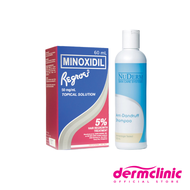Minoxidil Regroe 60ml & Nuderm Anti-Dandruff