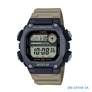 CASIO Standard Digital นาฬิกาข้อมือผู้ชาย สายเรซิ่น DW-291H Series รุ่น DW-291H-1A DW-291H-1B DW-291