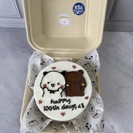 korean cake lunch box bento cake kue ulang tahun korea mini custom