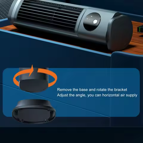 Bladeless Tower Fan Quiet Desktop Tower Fan 3 Levels Adjustable Safe Compact Efficient Professional 