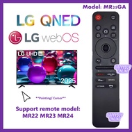 Compatible LG QNED AI QNED80 4K Smart TV AI Magic Remote Control HDR10 WebOS 2025 MR25GA Remote LG