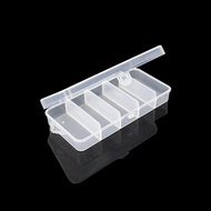 [ceight] Single-layer Five-cell Rectangular Plastic Box for Beads and Jewelry Storage 1PC. TH
