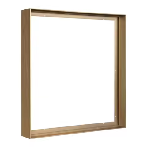 Floating Frame for 36x48 Canvas Painting, DIY Metal Canvas Frame with 1.5 Inch Deep for Rustic Oil P