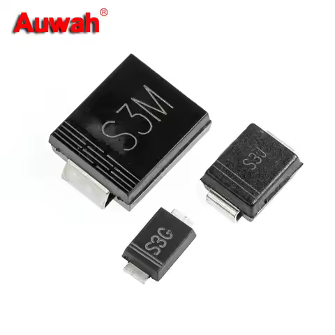 20pcs/lot 3A 400V 600V 1000V SMD Rectifiers diode S3G S3J S3M 1N5408 SMAF SMB SMC DO-214AA DO-214AB 