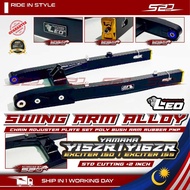 Swing Arm Alloy LEO Y15 Y16 EXCITER 150 155 Swingarm STD Cutting +2 INCH Chain Adjuster Set Poly Bus