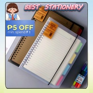 Binder Notebook A5/B5/A4 Loose Leaf Core Papers Refillable Coil Refill Cover Notepads 60sheets book