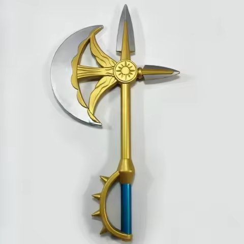 60cm Cosplay Accessories Anime Seven Deadly Sins Escanor Sun Tomahawk Divine Axe Rita PU Prop Model 