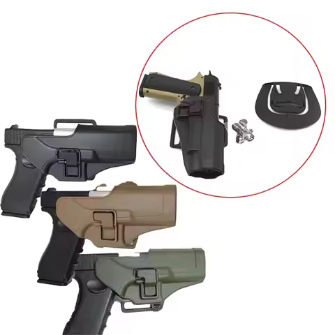 Tactical Belt Gun Holster For Glock17 19 M9 Colt 1911 HK USP P226 Sig Sauer Airsoft Belt Holster Gen