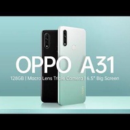 oppo a31 ram 6gb rom 128gb resmi/ram6/memori/games/kamera/canggih/kuat