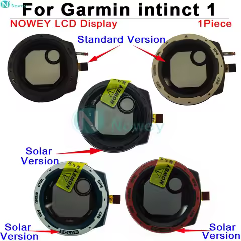 Nowey Instinct 1 LCD Display For Garmin Instinct 1 Solar Smart Watch LCD Screen Assembly Repair Repl