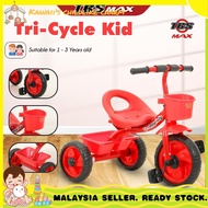 secure ✶Basikal Budak 3 Roda Children Tricycle 1 - 3 Years Old Basikal Budak Tiga Roda♙