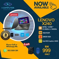 LENOVO X240 i5 4GB RAM 128 GB SSD INTEL HD GRAPHICS 4400