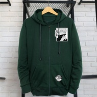 Men's Black Zipper Hoodie Original / Gojo satoru jjk jujutsu kaisen sweater