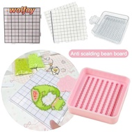 YOLANDA Perler Beads Baking Board, Strikethrough DIY Toy Accessories Perler Beads Template, Handmade