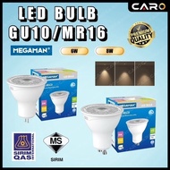 <SIRIM>MEGAMAN LED BULB GU10/MR16 GU5.3 6W/8W LED GU10 LED BULB 240V 6500K/4000K/3000K SPOTLIGHT LED