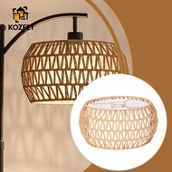 KOZEEY Decorative Rope Woven Lamp Shade Abat Jour for Hanging Lamp Shade Ceiling Home Living Room