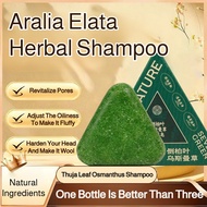 Handmade Hair Darkening Shampoo Soap Natural Anti-Hair Loss Oil Control Bar With Herbal Essence For 