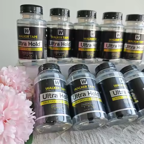 Wholesale 20PCS 3.4oz/101ml Walker Tape Ultra Hold Lace Wig Glue Waterproof Transparent Lace Adhesiv
