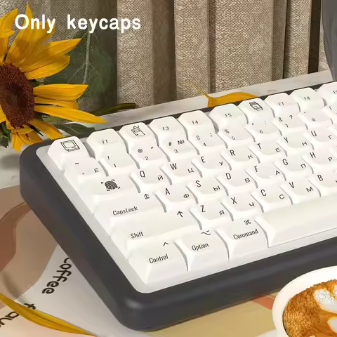 QWERTZ Keycap Mechanical Keyboard Keycap AZERTY Minimalist PBT XDA Profile Keycaps Spanish French Ge
