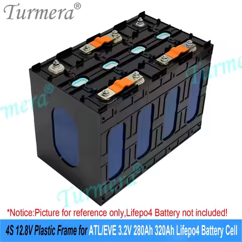 2025 New 12V Battery Frame for CATL EVE 280Ah 304Ah 320Ah 105Ah Lifepo4 Cells Flame-Retardant ABS PC