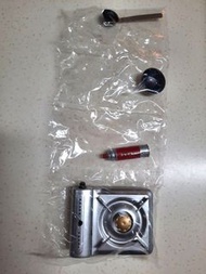 Re-ment  Rement 食玩玩具 miniature gas 爐 迷你火鍋爐 手攜式石油氣爐 手提式石油氣 湯殼 湯碗 共四件 無盒已開袋 所見即所得