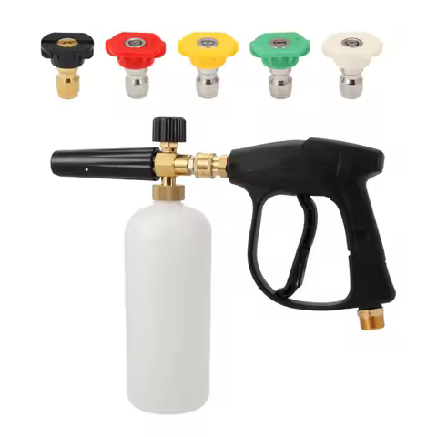 Stainless Steels Dual Lances Pressure Washer Wand with Rustproof Portable Dual Lances Pressure Dual 