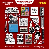 (Contents 22) Oasis Band Stickers Sticker Pack Waterproof Anti-Fade Stickers Aesthetic Stickers - La