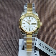[TimeYourTime] Seiko 5 SYMG42K1 Automatic White Dial Gold Tone Stainless Steel Ladies Watch
