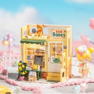 Robotime Rolife Mind Find Bookstore DG152 DIY Miniature Dollhouse