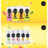 Vida Zero Vitamin C Sparking Drink Halal Minuman Berkarbonat Tanpa Gula Flavoured Lower Sugar