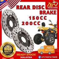 🔥LOCAL READY STOCK🔥1Pcs 180MM ATV Rear Brake Disc Rotor 4 Hole Disc For ATV 150CC 200CC 250CC