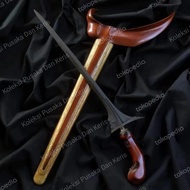 Keris Pasopati Pamor Kelengan Besi Hurap Tangguh Sendang Sedayu Sepuh
