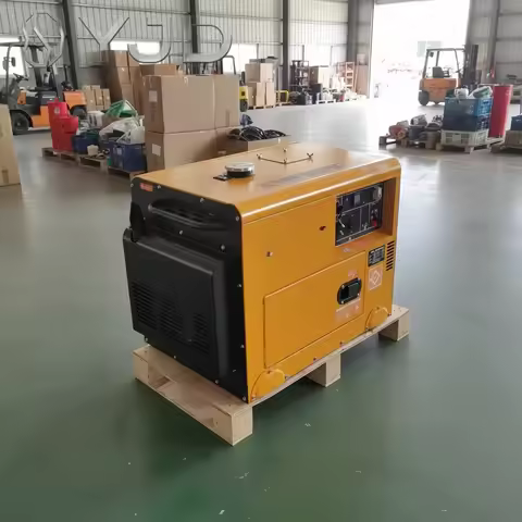 Binshi Power Small Portable Silent Diesel Generator Set 5KW 6KW 8KW 9KW Electricity Generation Gense