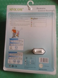 wireless door bell / bel rumah tanpa kabel sivicom pakai baterai