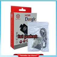 HDMI DONGLE ANYCAST MEDIATECH + GENDER HDMI TO VGA + AUDIO