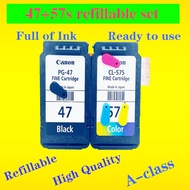 Compatible Refillable Ink Cartridge For Canon 47 57 PG47 PG57 PIXMA E400 E410 E417 E460 E470 E477 E4