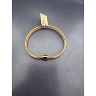 Emas 375 bangle lembut 4.6cm (G27)