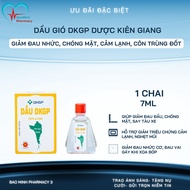 DKGP Kien Giang Pharmaceutical Wind Oil 7ml – Relieve Pain, Dizziness, Colds, Insect Bites
