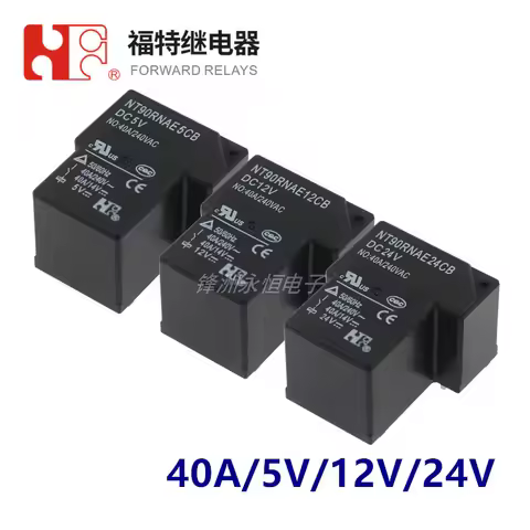 1Pcs FORWARD Relay NT90RNAE5CB NT90RNAE12CB NT90RNAE24CB 4Pin 40A 5V 12V 24V Power Relay SLA