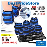 BPS 1KG (0.5kgx2) 2KG (1kgx2) 3KG (1.5kgx2) Ankle Weights Sand bag Wrist Weight Arm Leg Running Hiki