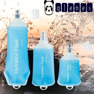 GLENES Folding Water Bottle, Soft Flask TPU Collapsible Water Bottle, Hiking Blue Water Bag Sport Wa