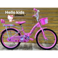 SIAP PASANG / 20'' Inch Basikal Budak / HELLO KITTY KIDS BICYCLE BASIKAL UNTUK BUDAK 7-10 TAHUN WITH