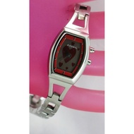 U29:Original FOSSIL Analog  Watch for Women from USA-Blinking Hearts