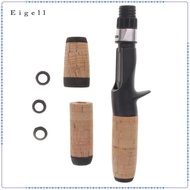 Eigell Fishing Rod Cork Handle Kit DIY Composite Cork Handle Grip with Reel Seat