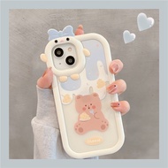 NaVVin Cartoon Yellow Duck Bowknot Little Monster Soft Silicone Phone Case for Samsung Galaxy A02s A04 A04s A11 A21s A31 A51 A71 4G A12 A13 A23 A33 A53 5G Shockproof Casing