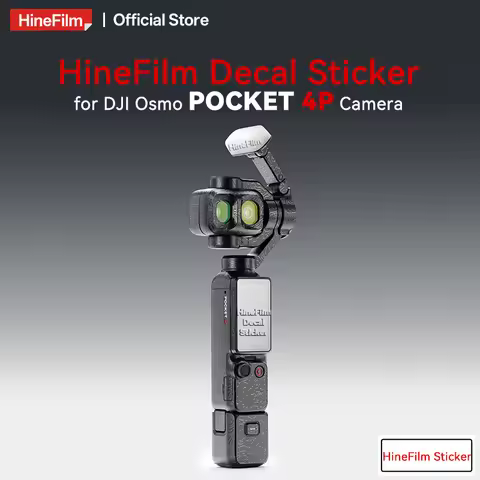 Hinefilm Skin for DJI Osmo Pocket 4P Skin Protective Film for Pocket 4 Pro Premium Decal Skin Sticke